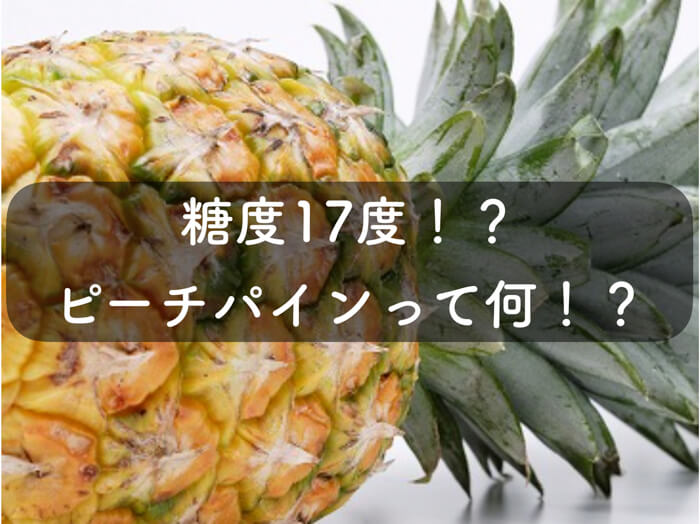 ピーチパインってどんなフルーツ 実際に食べてみて その魅力について徹底解説 甘い 糸満フルーツ園 けんちゃん